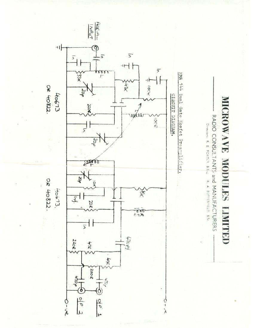 Index Of Manuals Microwave Modules Mma144 Index Of Manuals Microwave Modules Mma144